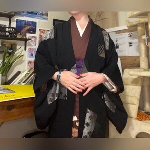 Japanese silk Haori jacket
